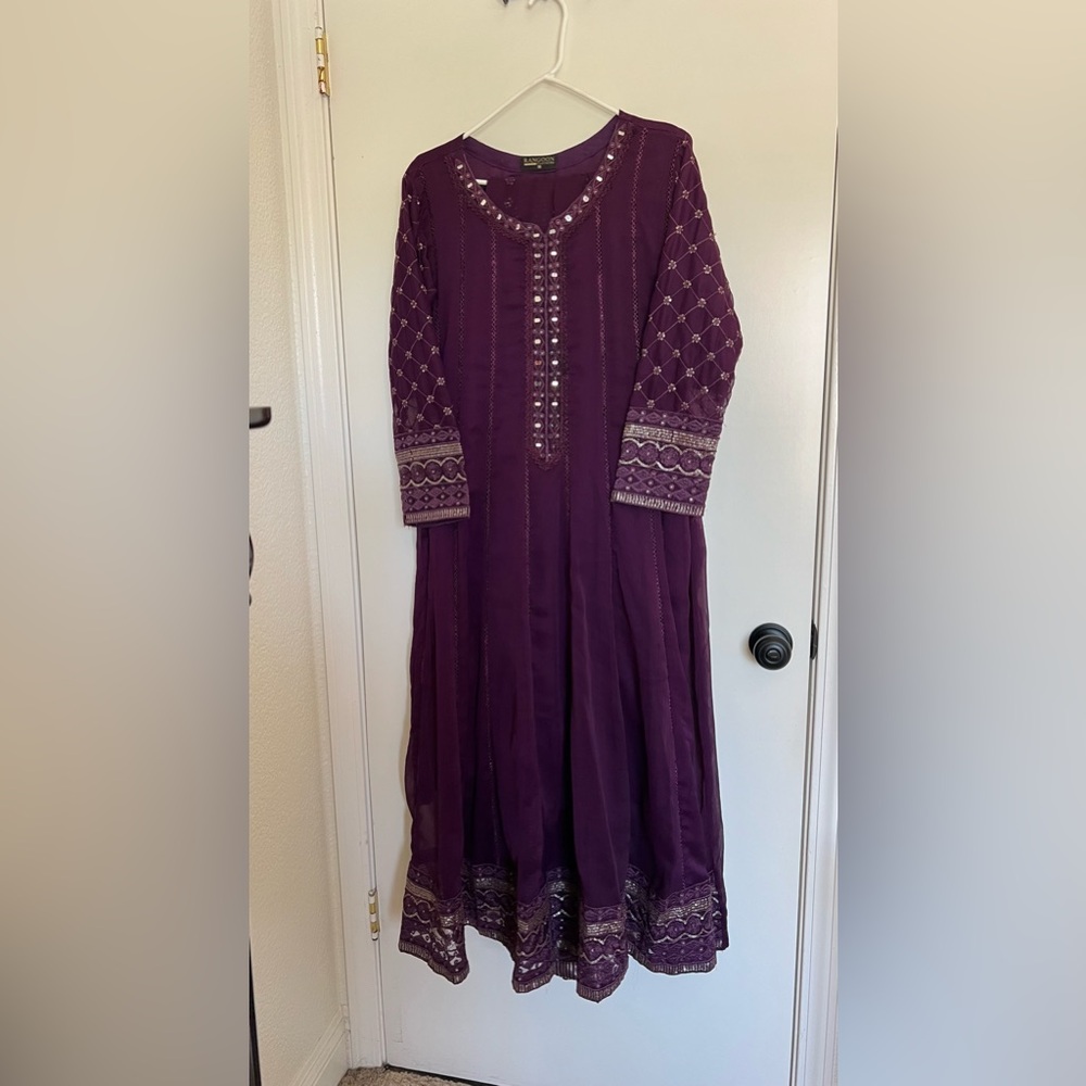 3 piece suit maxi anarkali - Picture 7 of 12